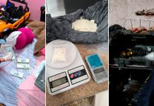 Cocaína debajo de una bañera y dólares en un peluche: el allanamiento al líder de una banda narco de Florencio Varela