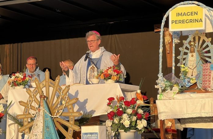 El arzobispo Jorge García Cuerva presidirá la misa central en la Peregrinación a Luján: horario y detalles