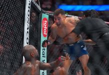 El demoledor nocaut del argentino Esteban Ribovics en la UFC: derribó tres veces a su rival y ganó en el primer round