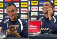 El hilarante momento en el que la esposa de Keylor Navas lo llamó en medio de una conferencia de prensa: “Me va a regañar”