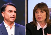 Flavio Bolsonaro le pidió a Patricia Bullrich un video de apoyo a días del balotaje en Brasil
