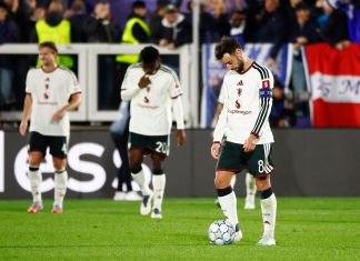 La fuerte crítica de Bruno Fernandes contra el técnico del Manchester United tras la goleada sufrida ante el Como por Champions