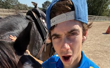 Los desopilantes videos de Franco Colapinto cabalgando que causaron furor en las redes sociales: “El gaucho salvaje”