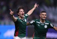 Los dos goles de Agustín Giay en el clásico paulista después de haber sido titular con la selección argentina