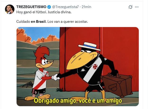 Los mejores memes de la derrota de Boca ante Vasco da Gama por la Sudamericana: de la ausencia de Paredes a la alegría de River