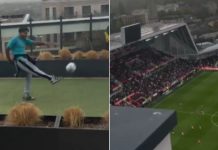 Pateó una pelota de rugby desde una terraza y lo busca la Policía: la insólita secuencia que involucra a un club de Premier League