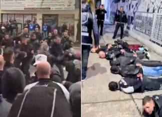 Piedrazos, corridas y balas de goma: los incidentes con la hinchada de All Boys antes del duelo con Godoy Cruz