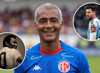 Romario sorprendió al elegir al mejor futbolista de la historia: su veredicto en la comparación entre Pelé y Messi