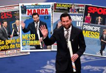 “Se corona” y “Príncipe Leo”: Messi, protagonista de las portadas tras recibir el Premio Princesa de Asturias