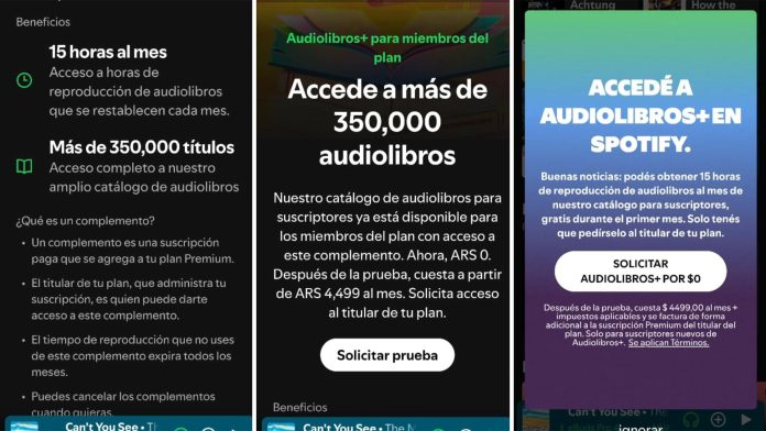 Spotify habilita su servicio de audiolibros en Argentina: cómo funciona el servicio, qué autores incluye y cuánto cuesta