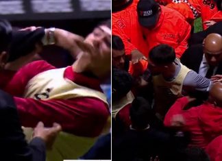 Tensión en Argentinos-Independiente Rivadavia: un empleado de seguridad tomó del cuello a un alcanzapelotas y desató una gresca