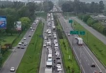 Un choque múltiple genera demoras en la Autopista Ezeiza-Cañuelas