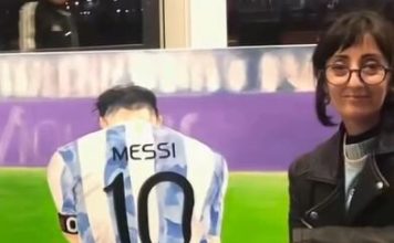 Vive un pueblo de 300 habitantes y un gesto de Lionel Messi la convirtió en la pintora de la selección argentina: “Me cambió la vida”